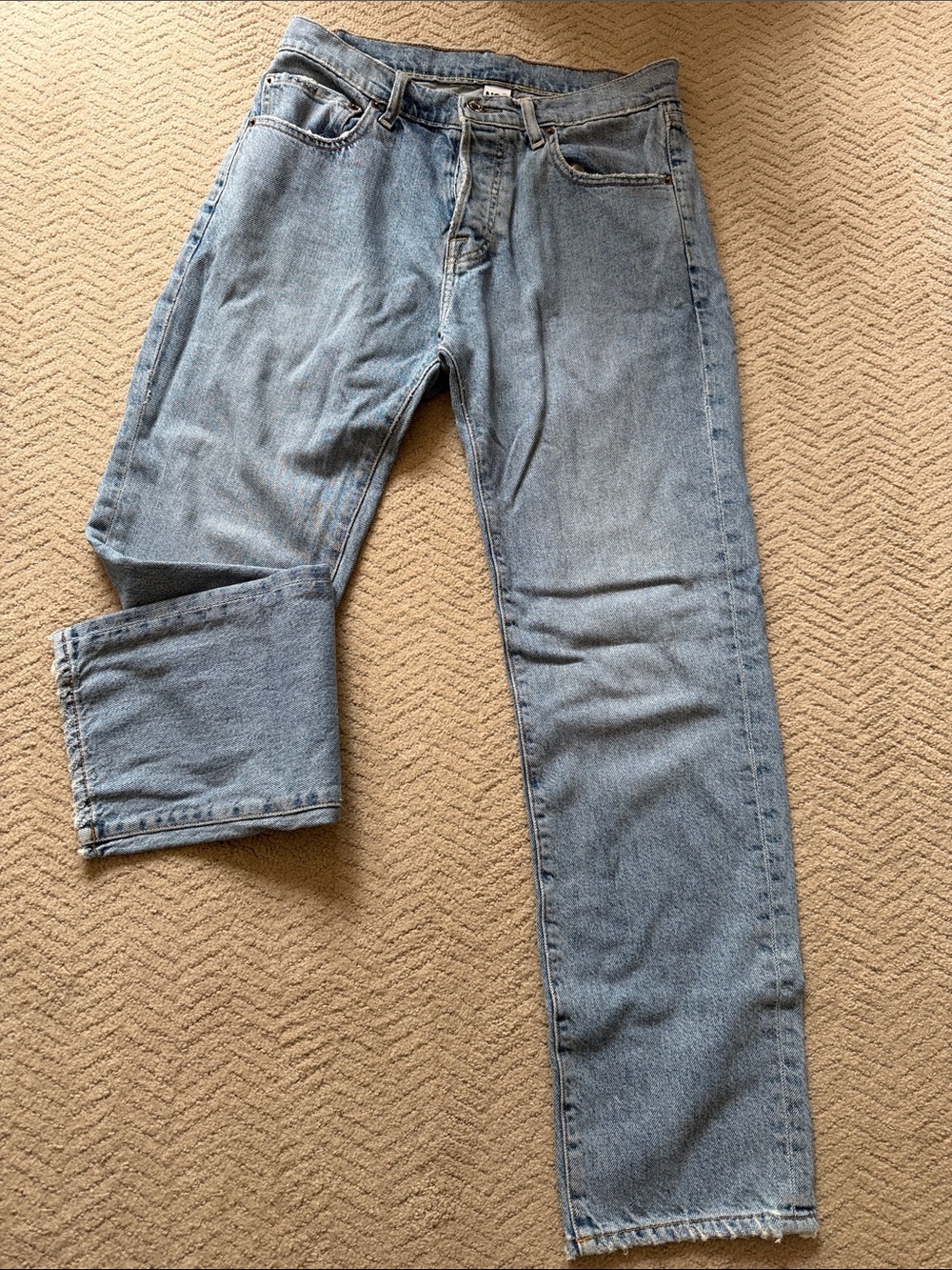 NSF Light Blue Straight Leg Jeans
